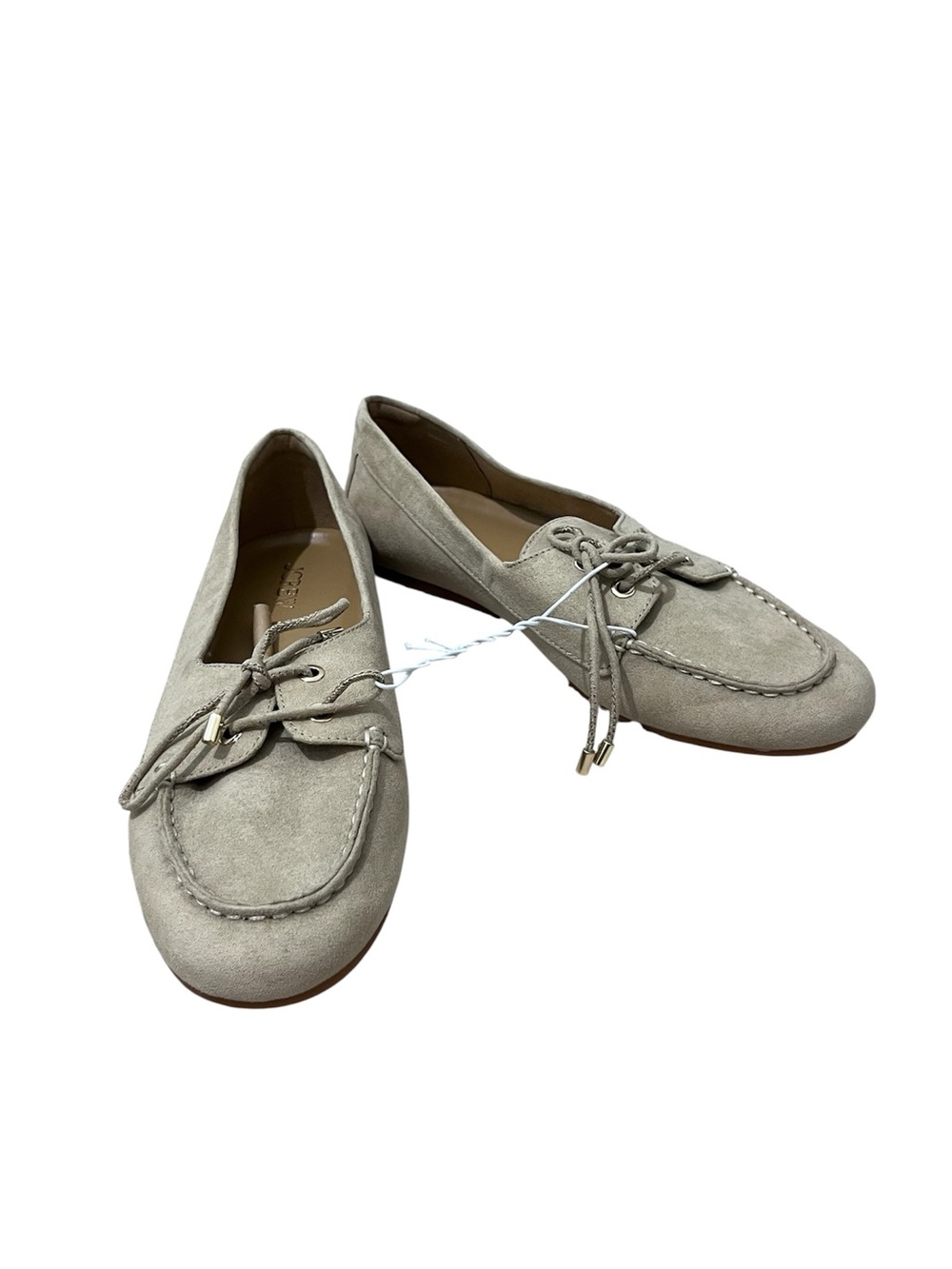 J Crew Classic Beige Suede Loafers for Women Size: 8 - Picture 5 of 7